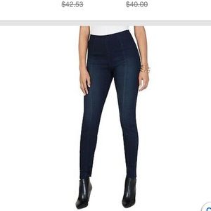 INC Pull On Dark Washed Jeans